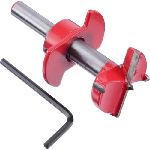 35mm Woodworking Hole Drilling Locating Drill Alloy Position Drill Hinge Guide Cutter with Hex wrench for Wood Plastic work Tool