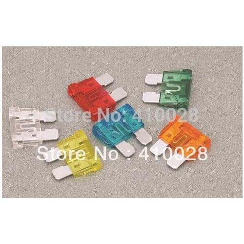 45PCS 5A 7.5A 10A 15A 20A 25A 30A 35A 40A median Assorted Car Blade Fuse Auto Truck SUV Fuses Free Shipping