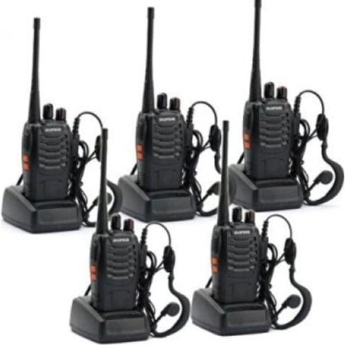 5 Pack BaoFeng BF-888S Long Range UHF 400-470 MHz 5W CTCSS DCS Portable Handheld