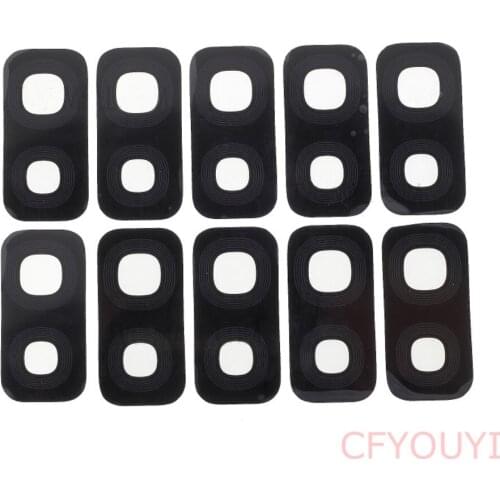 50pcs/lot Rear Back Camera Glass Lens Repair Part With Adhesive Stickers For Samsung Galaxy S9+ S9 Plus G965