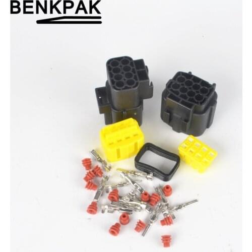 8pin line car waterproof connector 8 core 8p pin waterproof plug electrical wire connector