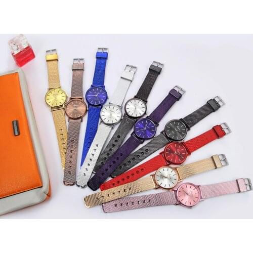 Couple watches Casual Quartz Woman ladies Stainless Steel Band New Strap Watch Analog Wrist Watches luxury women dress bracelet