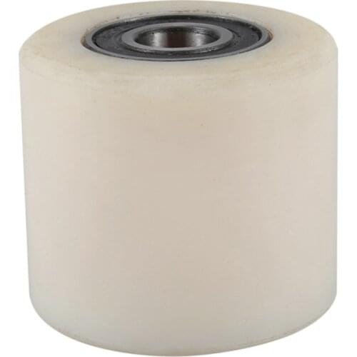 To Rotate pallet 80 * 70mm Nylon Beige + Silver