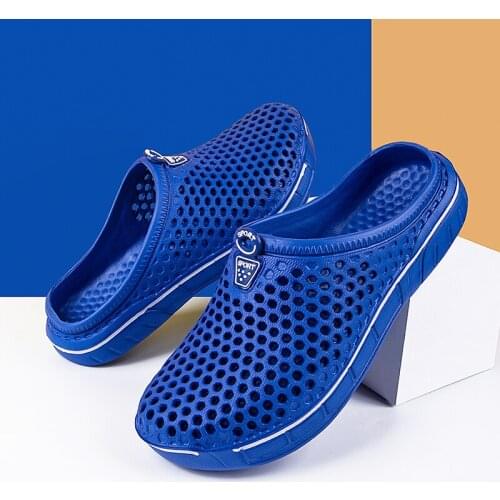 Home Indoor Couple Slippers 2021 Men and Women Clogs Shoes Summer Sandals Fashion Breathable Beach Sandals Sport Sandals