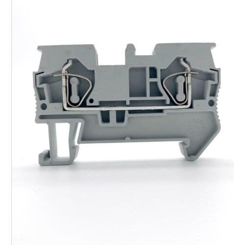 ST-4 Cage Self Locking Spring Terminal Universal Compact Wire Connector Rail Type Terminal Block
