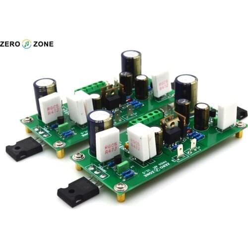 GZLOZONE One Pair PASS-AM V15 Class A 10W Power Amplifier Kit Balanced Input