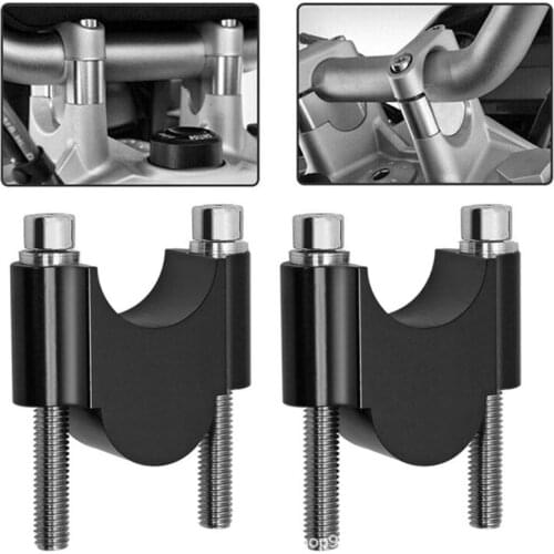 CNC Motorcycle Handlebar Riser Kit Universal Bar Clamps 22mm For Motorcycle ATV J60F