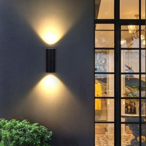 Chkok Modern 5W single head wall lamp outdoor waterproof LED wall lamp aluminum aisle exterior wall l10W double head wall lamp