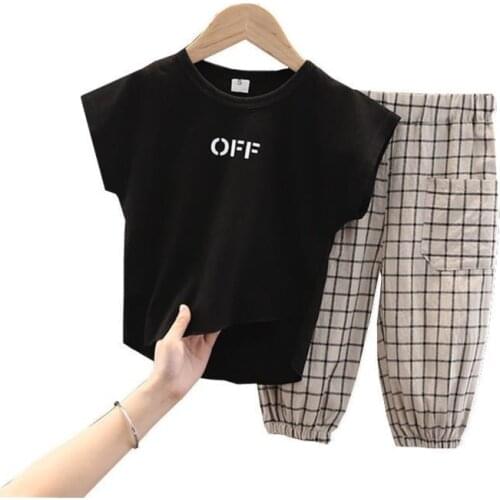 New Baby Girls Cotton Clothes Fashion Summer Children Boys Casual T Shirt Shorts 2Pcs/sets Toddler Cotton Tracksuit Kid Clothing