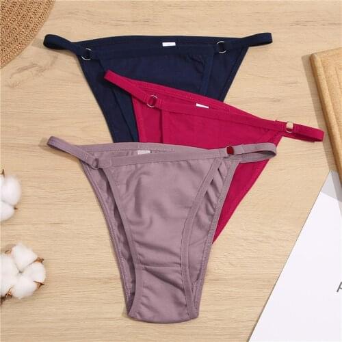 New Womens Cotton Briefs Sexy Low Waist Underwear Female Underpant Comfortable Woman Sexy Panty Plus Size Lingerie M-2XL
