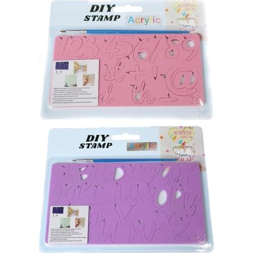 1 Sheet of DIY Embossed Mold Alphabet Number Cake Cookie Molds Fondant Cutter Cake Tools Fondant Decor Baking Tools