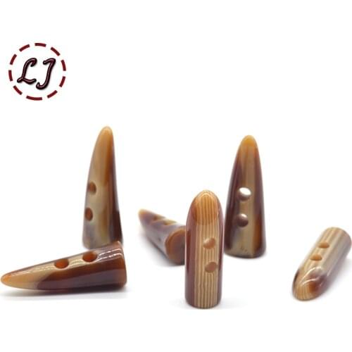 New hot sale 10pcs/lot superior quality coffee resin horn button for overcoat jacket bag cloth garment Accessory Sewing DIY