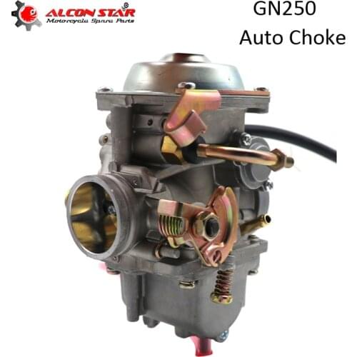 Sclmotos- PD34J 34mm Auto Choke Motorcycle Carburetor Carb For Suzuki GN250 GN300 300CC-400CC Engine For Tank 400 Hensim ATV
