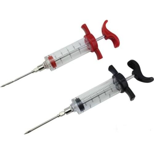 Marinade Injector Flavor Syringe Cooking Meat Poultry Turkey Chicken BBQ Tool Cooking Syinge Accessories Kitchen Tools