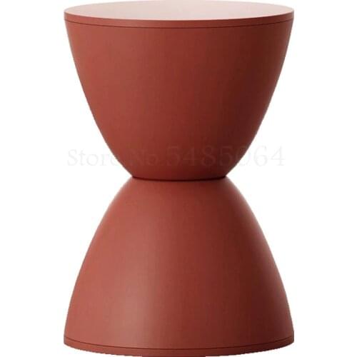 Nordic Shoe Changing Stool Door Home Simple Living Room Bench Child Low Stool Thick Plastic Creative Round Stool