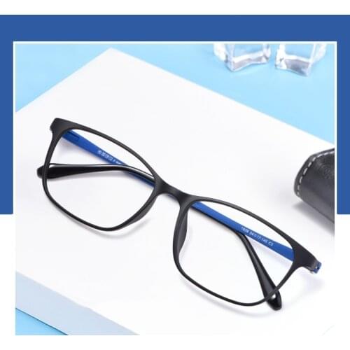 Men And Women Ultralight Glasses Frame Plastic Steel Glasses Frame Full Frame Myopia Glasses Optical Prescription Glasses 1939TR