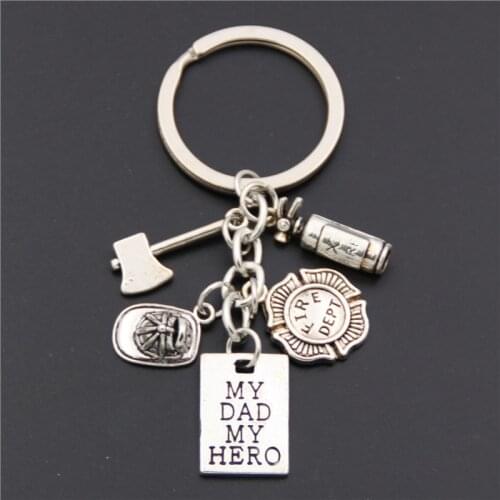 1pc Fathers Day Gift Words Pendant With Tools Keychain Daddy Keyring Gift For Dad Gift Father Keychain Baby Jewelry