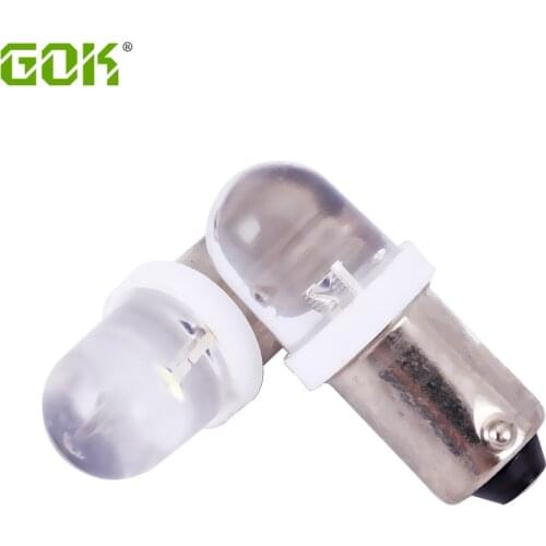 100Pcs T11 T4W BA9S H6W 1LED 1895 Convex Auto Car LED White blue Dashboard Light Dashboard Light Bulb Interior Light