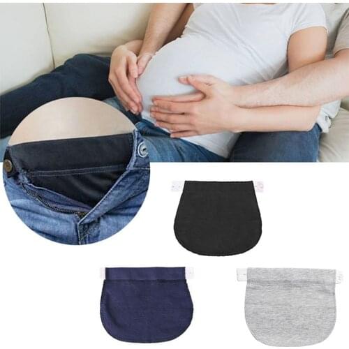 3pcs Women Adjustable Elastic Maternity Pregnancy Waistband Belt Waist Extender Clothing Pants For Pregnant Sewing Accessories