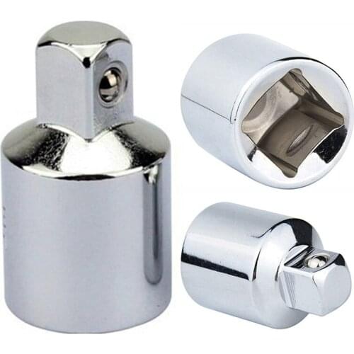 2pcs Chrome Vanadium Steel Socket Reducer Adapters 3/8 to 1/4 2/1 to 3/8 Air Impact Socket Wrench Adapter car accessories