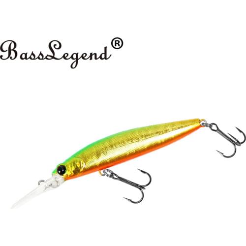 BassLegend Japan Fishing Floating MD70 Minnow Jerkbait Trout Bass Pike Hard Lure 70F