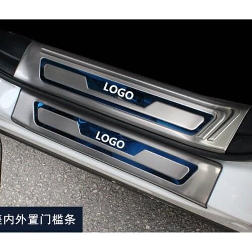 For Mazda CX-5 CX5 2017 2018 Stainless Steel Scuff Plate Door Sill Welcome Pedal Car Styling Accessories