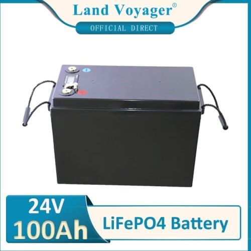 LiitoKala 24V 100Ah LiFePO4 Battery Solar Golf Car for Forklift waterproof battery pack for inverter,solar system,boat motor