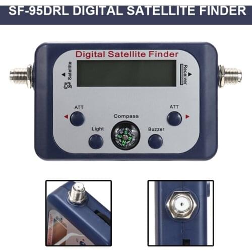New Digital LCD Satellite Finder 950-2150Mhz High Quality Satfinder Signal Strength Meter Satellite Decoder TV Signal Receiver