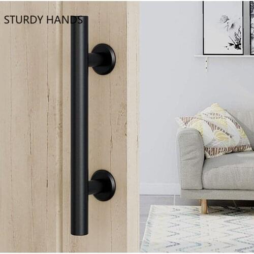 12 Inch Stainless Steel Sliding Door Handle Heavy Duty Wooden Door Knob Large Furniture Pulls Barn Door Hardware Supplies
