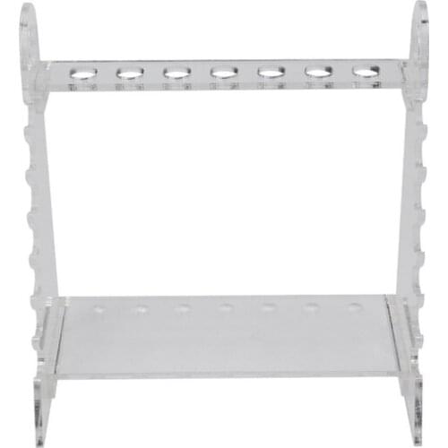 Pipette Rack, Plexiglass Pipette Holder Pipette Holder Trapezoidal Pipette Holder, 1.5cm Hole Diameter