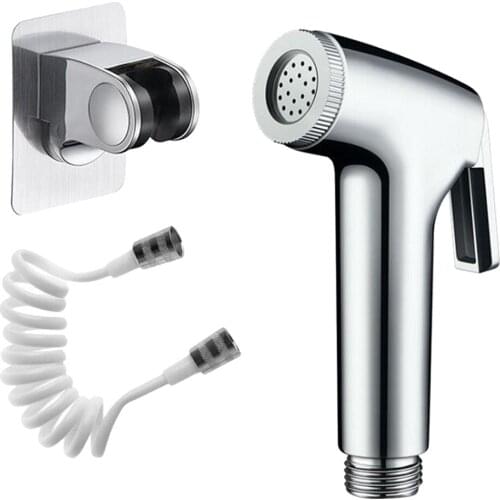 All-in-1 Handheld Bidet Sprayer Kit Toliet Sprayer Kit w/ Holder for Pet Bathing