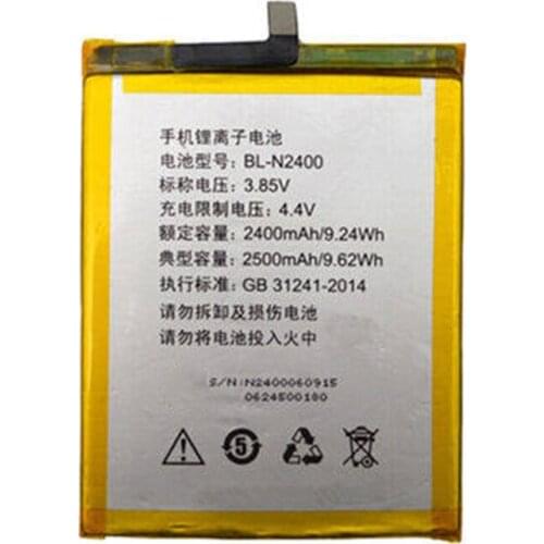 High Quality 2500mAh battery for Gionee S5.1 Pro GN9007 BL-N2400 mobile phone with repairs tools