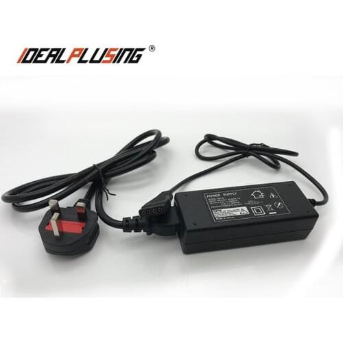 Factory price dual output power adapter 12V 5V with 4 pin molex connector