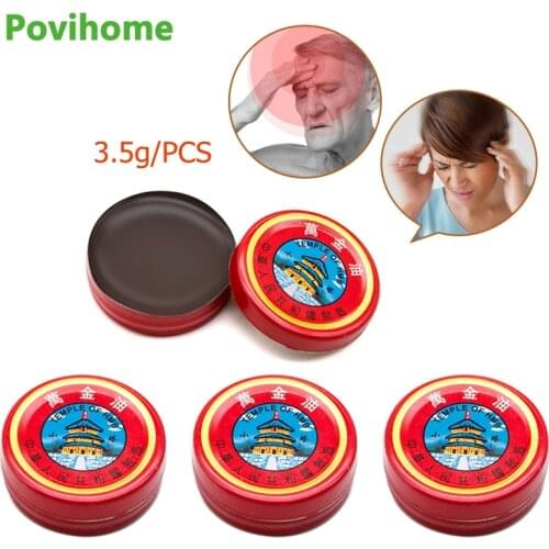 1/4/8pcs Cooling Oil Refresh Cream Anti-itching Cold Headache Essential Oil Muscle Rub Pain Relief Ointment Soothe itch P0045