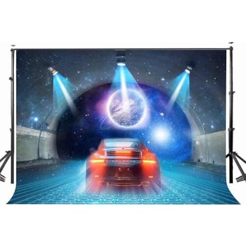 150x220cm Amazing Science Fiction View Backdrop Space Through Photography Background