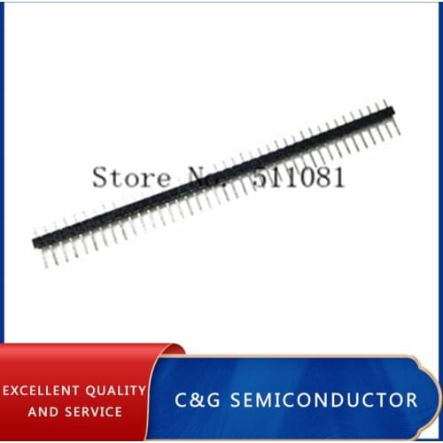 20pcs Connector 2.54mm 40 Pin Male Single Row silver Pin Header Strip Brand New