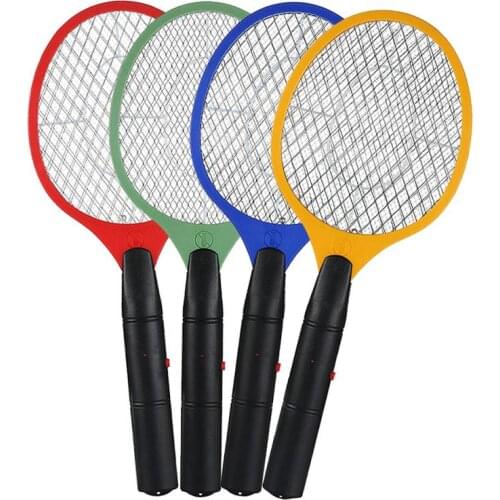 5 Color Electric Hand Held Bug Zapper Insect Fly Swatter Racket Portable Mosquitos Killer Pest Control For Bedroom Outdoor