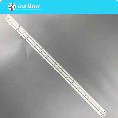 9LED(3V) 840mm LED Backlight strip for Aoc 43s5295 43PFG5813 43PFG5813/78 43PFF5292 CEJJ-LB430Z-9S1P-M3030-D-1