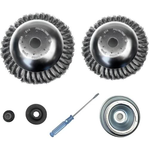 6/8 Inches Steal Wire Brush Cutter Trimmer Head Washer Maintenance Screwdriver Adapter for string Trimmers