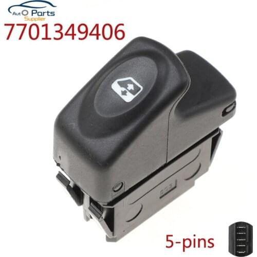 7701349406 8200199223 Power Electric Window Control Switch Button For Renault Clio 1998-2016