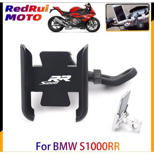 For BMW S1000RR S1000R Motorcycle Mobile Phone Holder GPS Navigator Rearview Mirror Handlebar Bracket Accessories