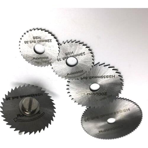 Metal HSS Circular Saw Blade High Speed Steel Woodworking Cutting Discs For Dremel Rotary Tool Durable for Wood Aluminium Cut