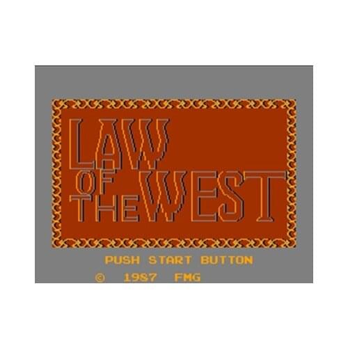 Law of the West Region Free 60 Pin 8Bit Game Card For Subor Game Players
