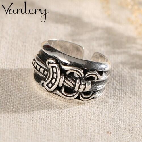 Personality Punk Sword Rings For Women Lady Resizable Size Rings Party Jewelry Charm Gifts