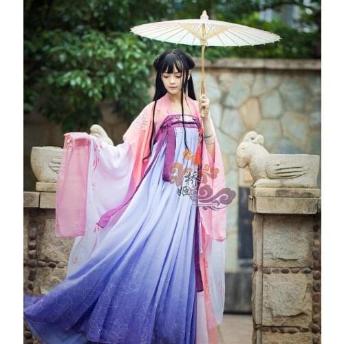 Anime Mo Dao Zu Shi Jiang Yan Li Cosplay Costume Grandmaster of Demonic Cultivation Women Cosplay Halloween Party Costumes Hanfu