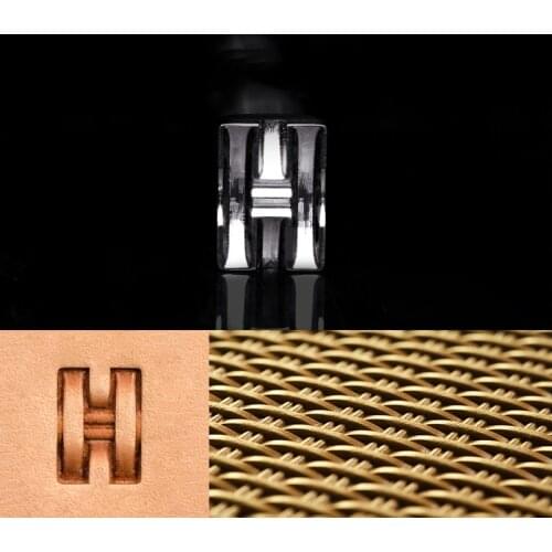 Veg leather knocking knife case making Alloy Carving Embossing Leather Craft Stamps Stamping Mold baste pattern