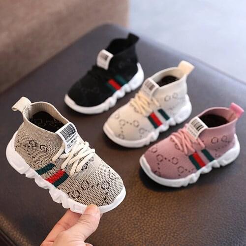 2021 Baby Casual Shoes Fashion Toddler Kids Baby Girls Boys Mesh Soft Comfortable Sport Shoes Sneakers Anti-slip Children Shoes