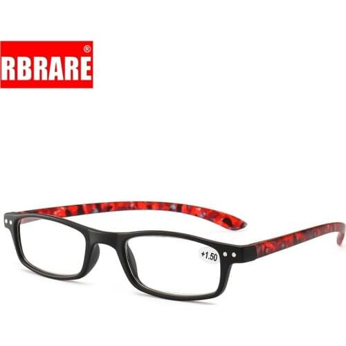 RBRARE New Square Reading Glasses Women Comfortable Ultra Light Men and Women Glasses Reading Glasses Gafas De Hombre Italia