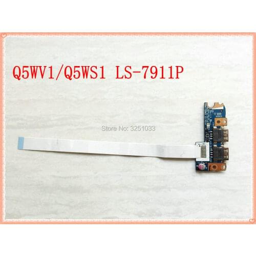 Original Q5WS1/V5WC1 LS-7911P For ACER Aspire E1-521 E1-531 E1-571 V3-571 V3-531 for Gateway NV56 NV56R10u USB BOARD With Cable