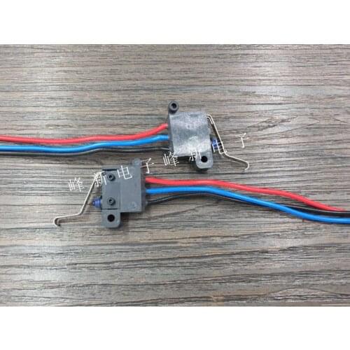 Original new 100% 3pin with bent handle belt line water proof and dust proof micro switch small journey D2HW-21